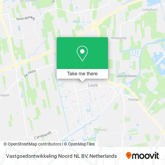 Vastgoedontwikkeling Noord NL BV Karte