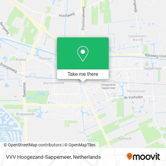 VVV Hoogezand-Sappemeer map