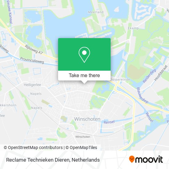 Reclame Technieken Dieren Karte