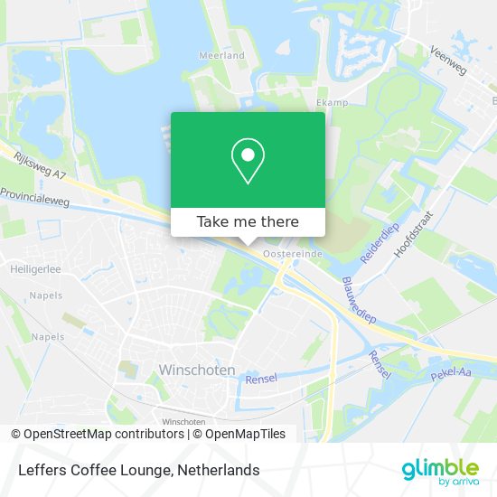 Leffers Coffee Lounge map