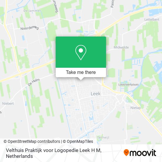 Velthuis Praktijk voor Logopedie Leek H M map