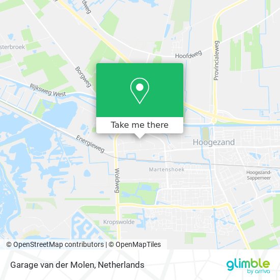 Garage van der Molen map