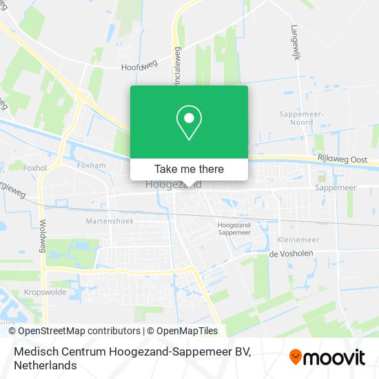 Medisch Centrum Hoogezand-Sappemeer BV map