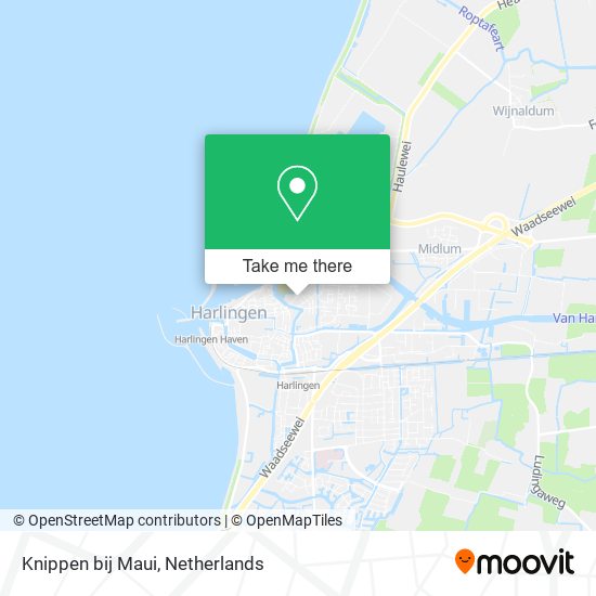 Knippen bij Maui Karte