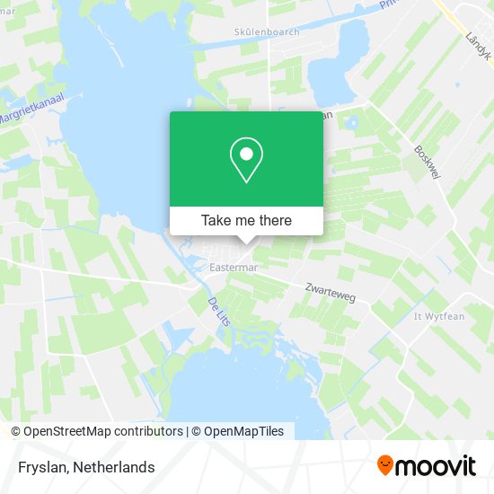 Fryslan Karte