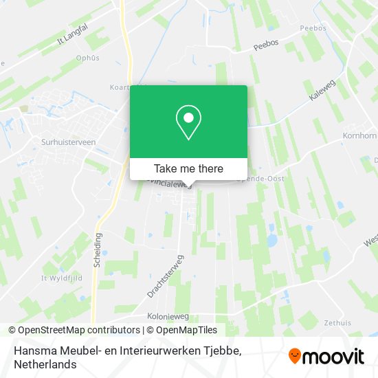 Hansma Meubel- en Interieurwerken Tjebbe map