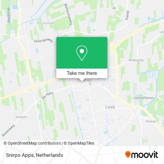 Snirpo Apps map