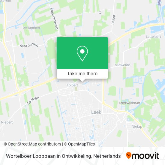 Wortelboer Loopbaan in Ontwikkeling Karte