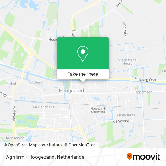 Agrifirm - Hoogezand map