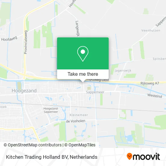 Kitchen Trading Holland BV map