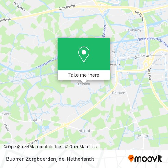 Buorren Zorgboerderij de map