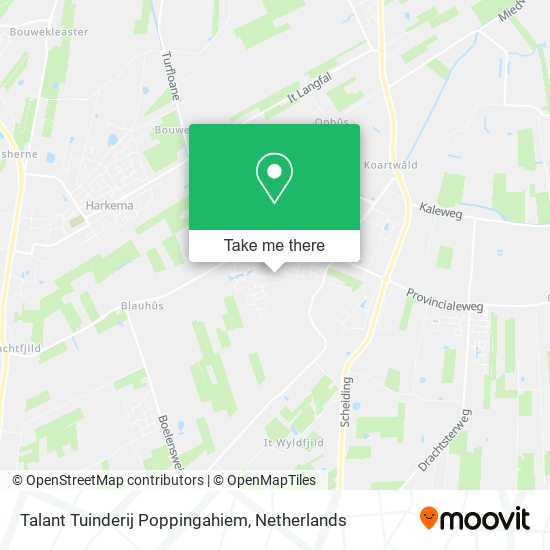 Talant Tuinderij Poppingahiem map