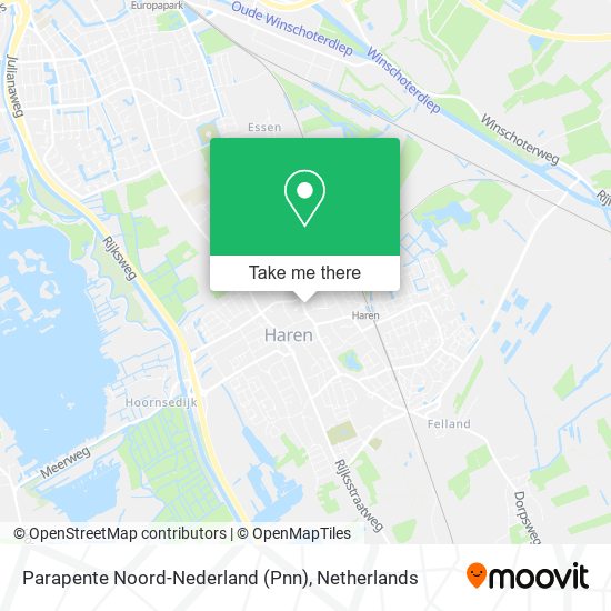 Parapente Noord-Nederland (Pnn) map