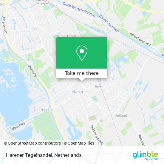 Harener Tegelhandel map