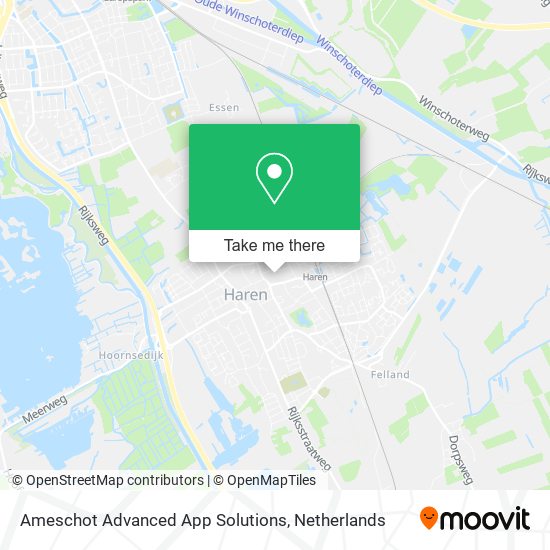 Ameschot Advanced App Solutions map