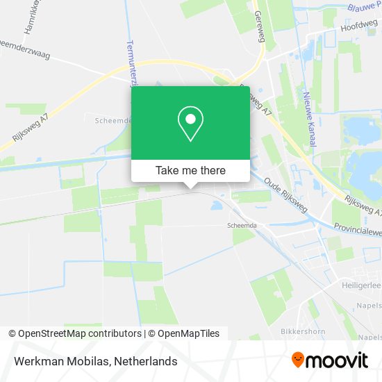 Werkman Mobilas map