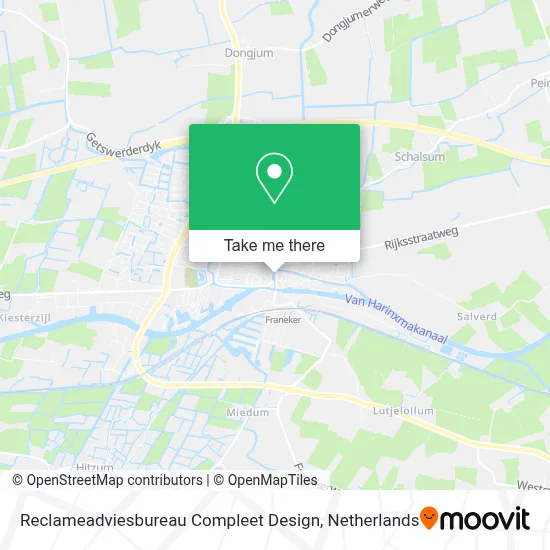 Reclameadviesbureau Compleet Design map