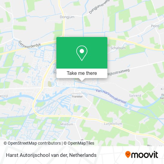 Harst Autorijschool van der map