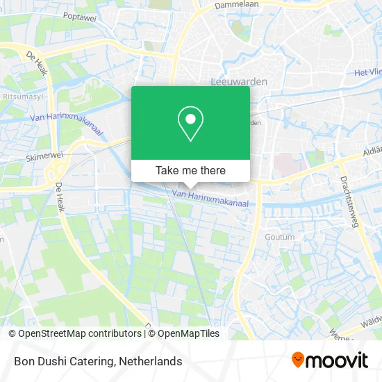 Bon Dushi Catering map