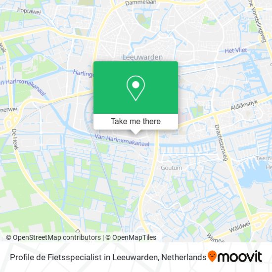 Profile de Fietsspecialist in Leeuwarden Karte