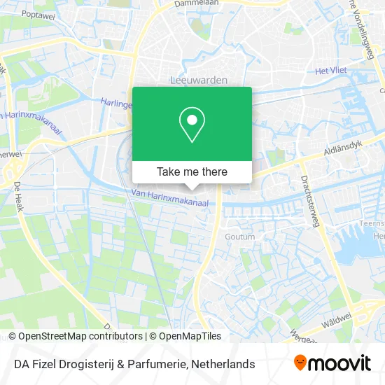 DA Fizel Drogisterij & Parfumerie map