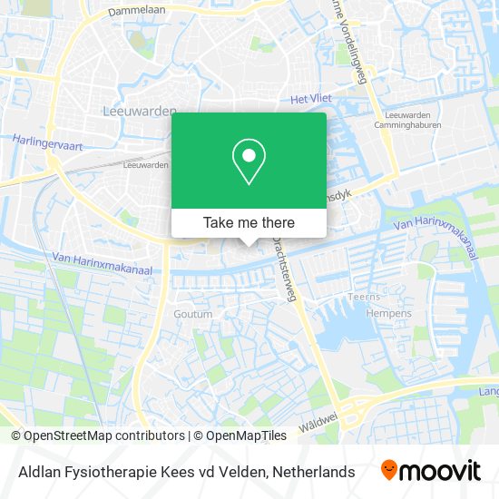 Aldlan Fysiotherapie Kees vd Velden map