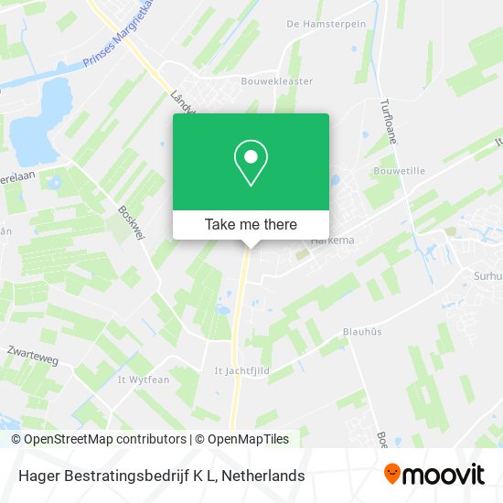 Hager Bestratingsbedrijf K L map