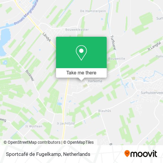 Sportcafé de Fugelkamp map