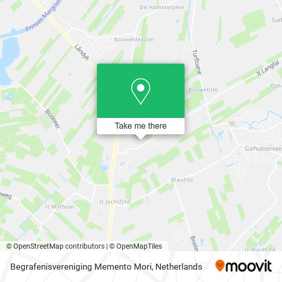 Begrafenisvereniging Memento Mori map