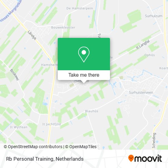 Rb Personal Training map