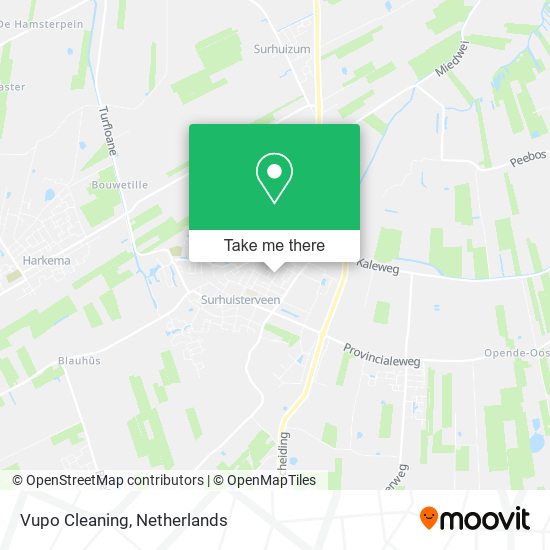 Vupo Cleaning map