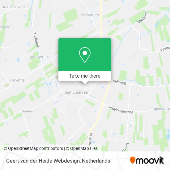 Geert van der Heide Webdesign map