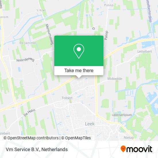 Vm Service B.V. map