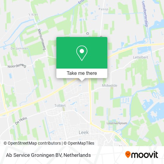 Ab Service Groningen BV Karte