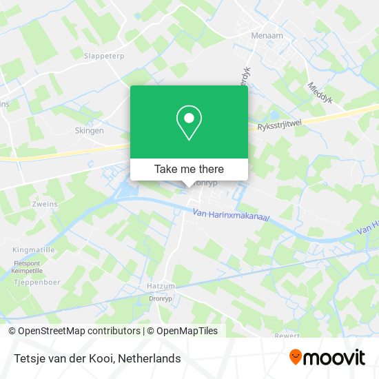 Tetsje van der Kooi map