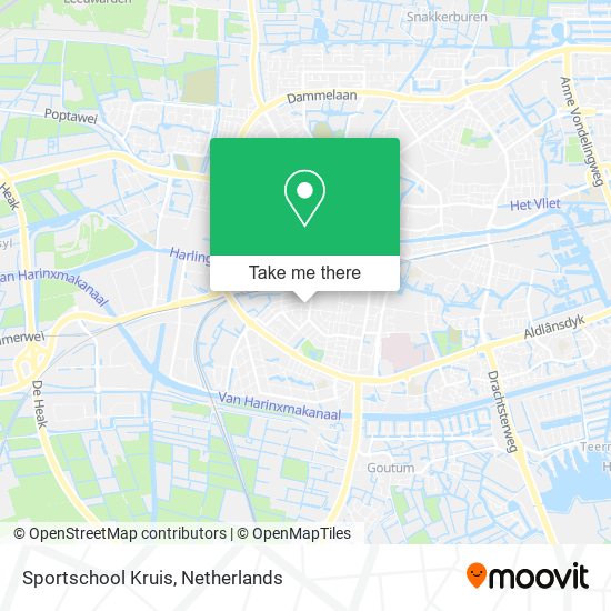 Sportschool Kruis map