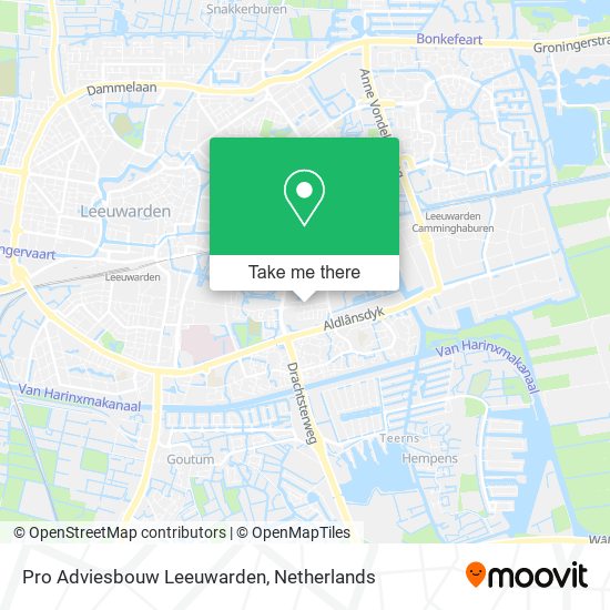 Pro Adviesbouw Leeuwarden map