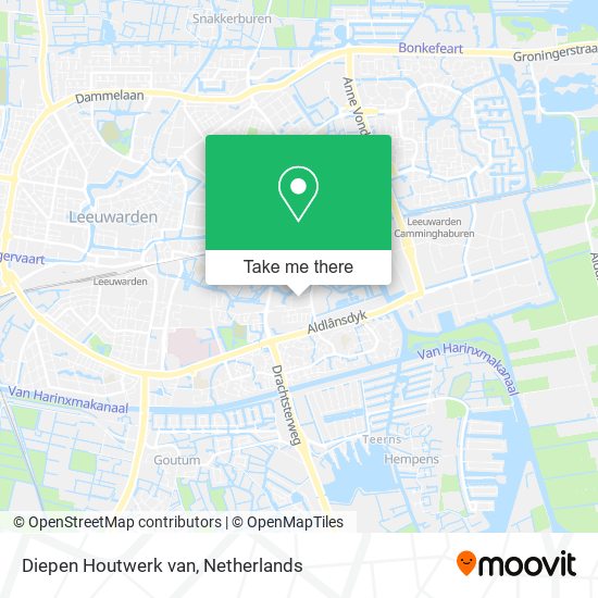 Diepen Houtwerk van map