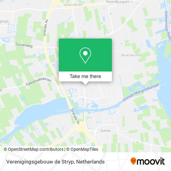 Verenigingsgebouw de Stryp map