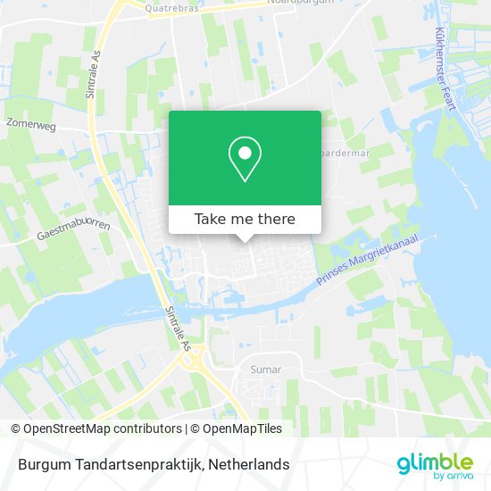 Burgum Tandartsenpraktijk map