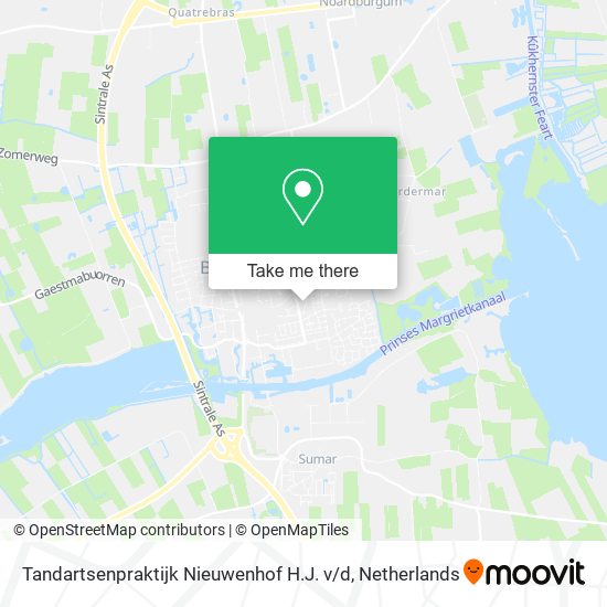 Tandartsenpraktijk Nieuwenhof H.J. v / d map