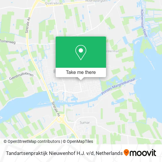 Tandartsenpraktijk Nieuwenhof H.J. v / d map
