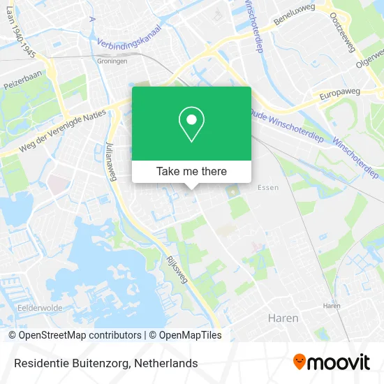 Residentie Buitenzorg map