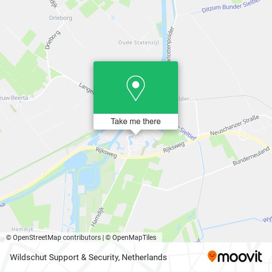 Wildschut Support & Security map
