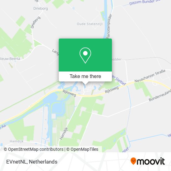 EVnetNL map