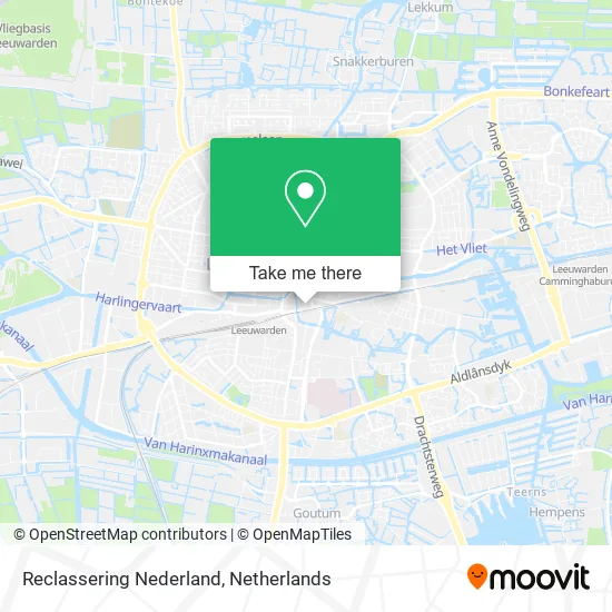 Reclassering Nederland map