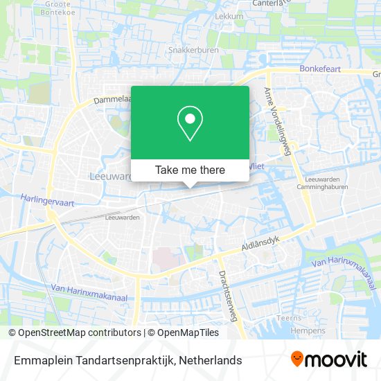 Emmaplein Tandartsenpraktijk map