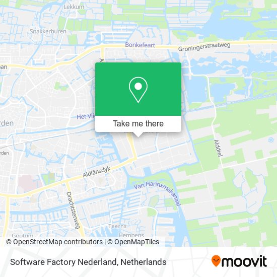 Software Factory Nederland map