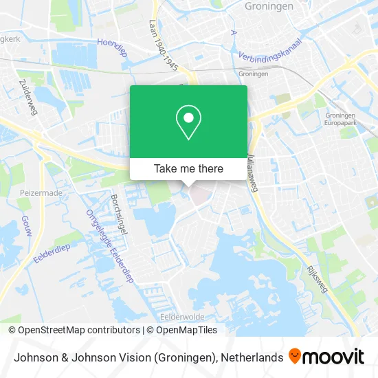 Johnson & Johnson Vision (Groningen) map