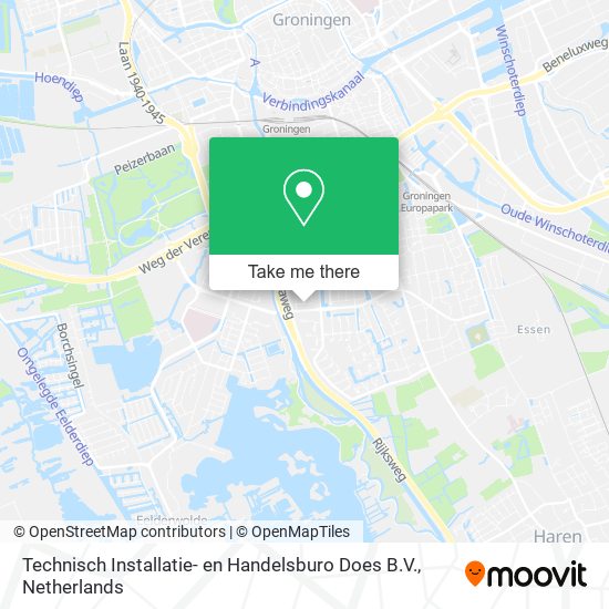 Technisch Installatie- en Handelsburo Does B.V. map